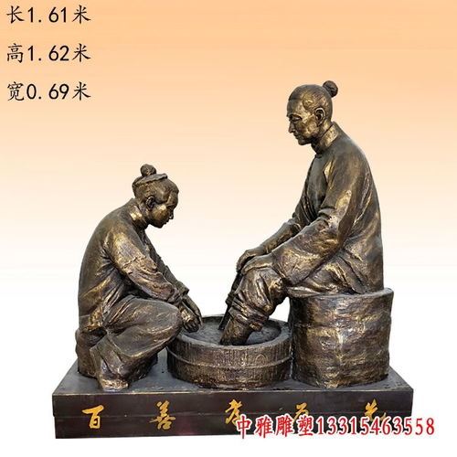 二十四孝銅雕 柳州鑄銅雕塑二十四孝圖片