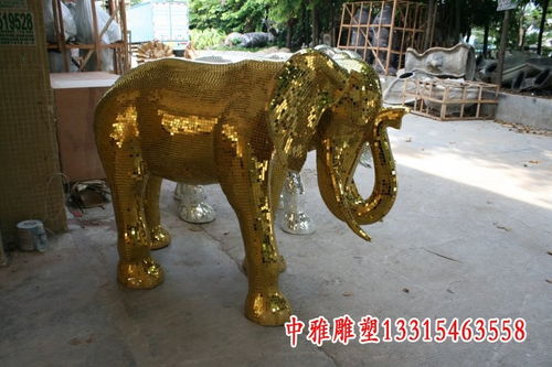 戶外大型不銹鋼動(dòng)物大象雕塑 遼寧白鋼動(dòng)物大象雕塑廠