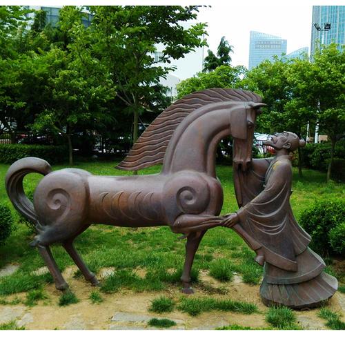 河北銅馬價格黃銅馬廠家大型銅馬工藝品廠