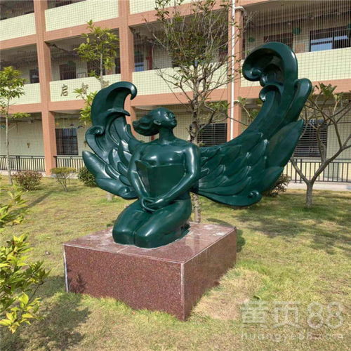 【廣東玻璃鋼雕塑廠家定制校園景觀人物雕塑制品】- 
