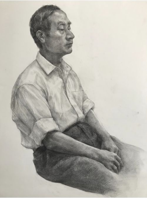 教師作品 杭州吳越畫室 教師素描作品欣賞,中國美院雕塑系研究生團隊領銜